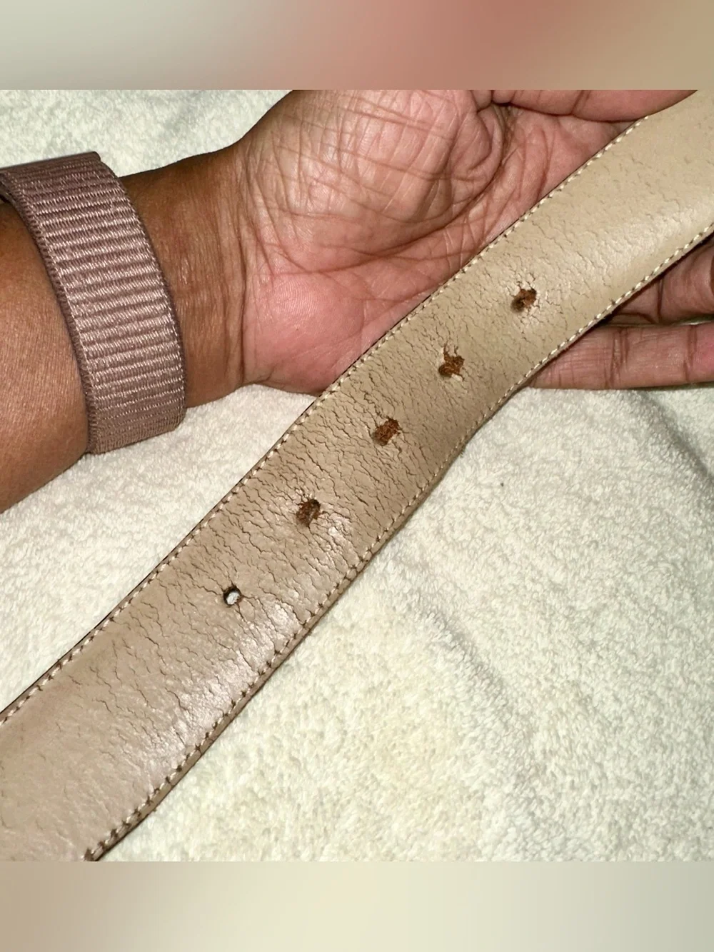 Brooks Brothers Brown Suede Belt 38 Men Made in Italy Silver Brass Buckle